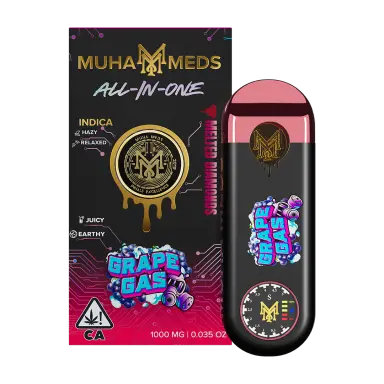 Grape Gas - Indica Cannabis Strain Grape Gas - Premium Muha Meds Indica Cannabis Strain | Lab-Tested Quality