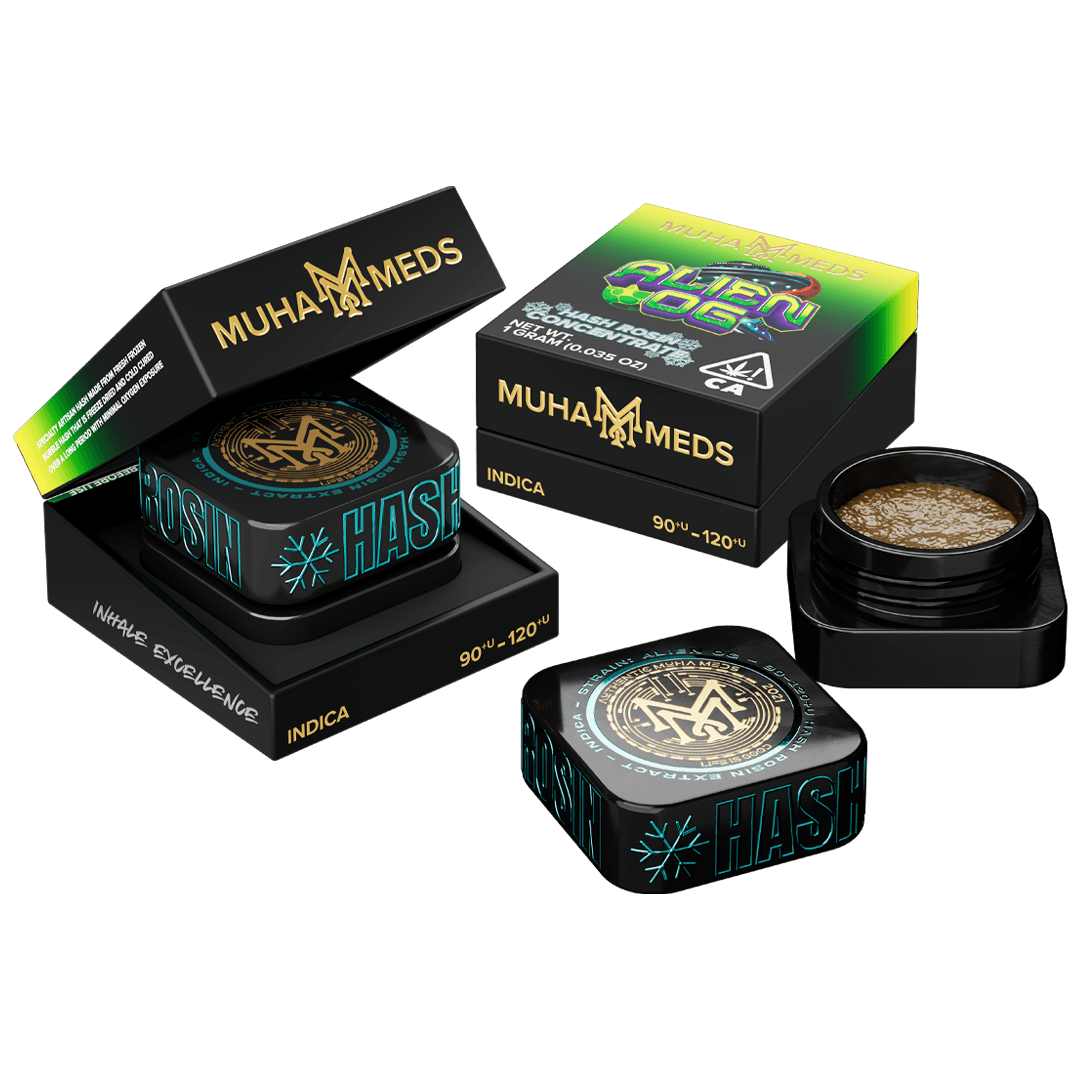 Muha Meds Hash Rosin Concentrate 1G Muha Meds Hash Rosin Concentrate 1G