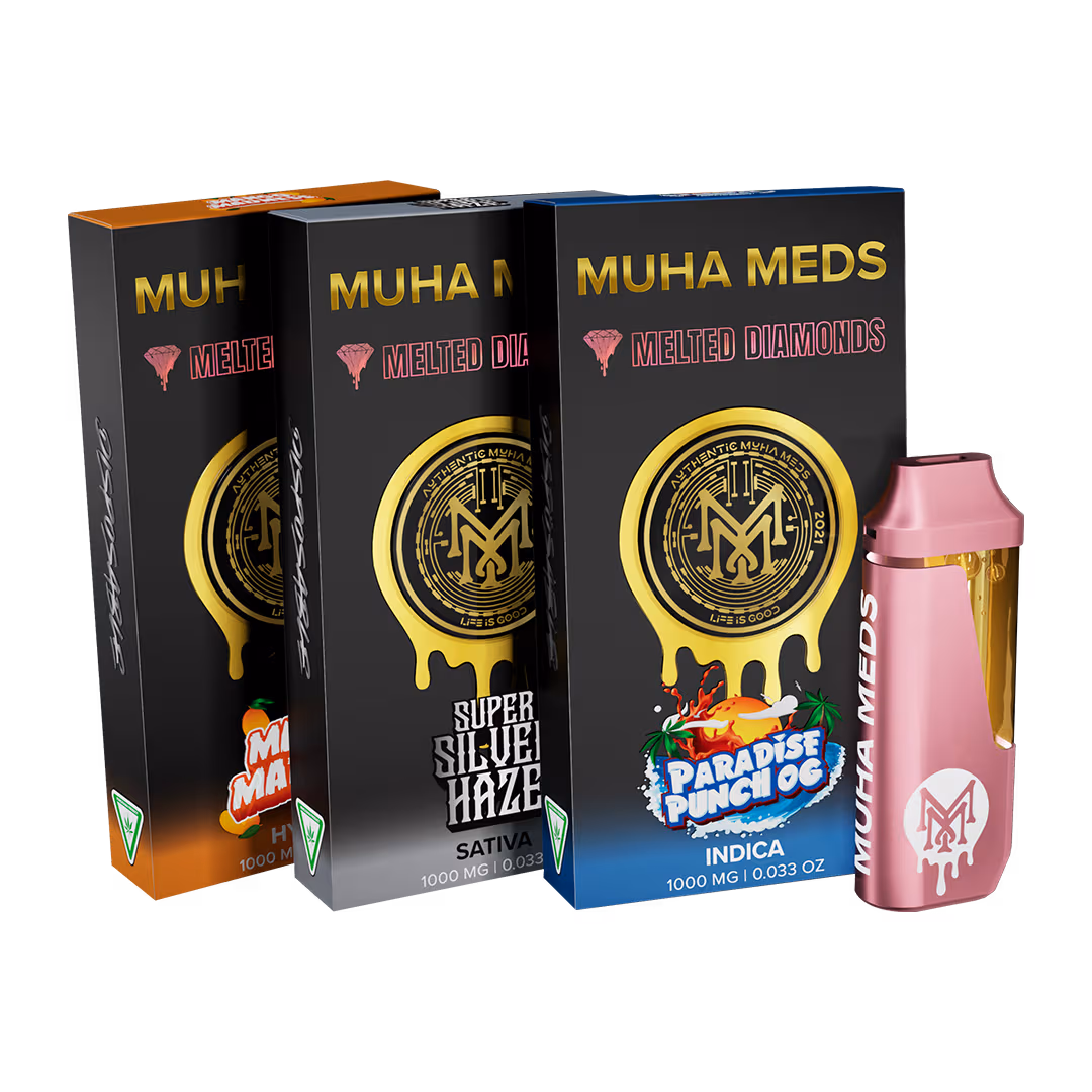 Muha Meds 1g melted diamonds disposable wholesale