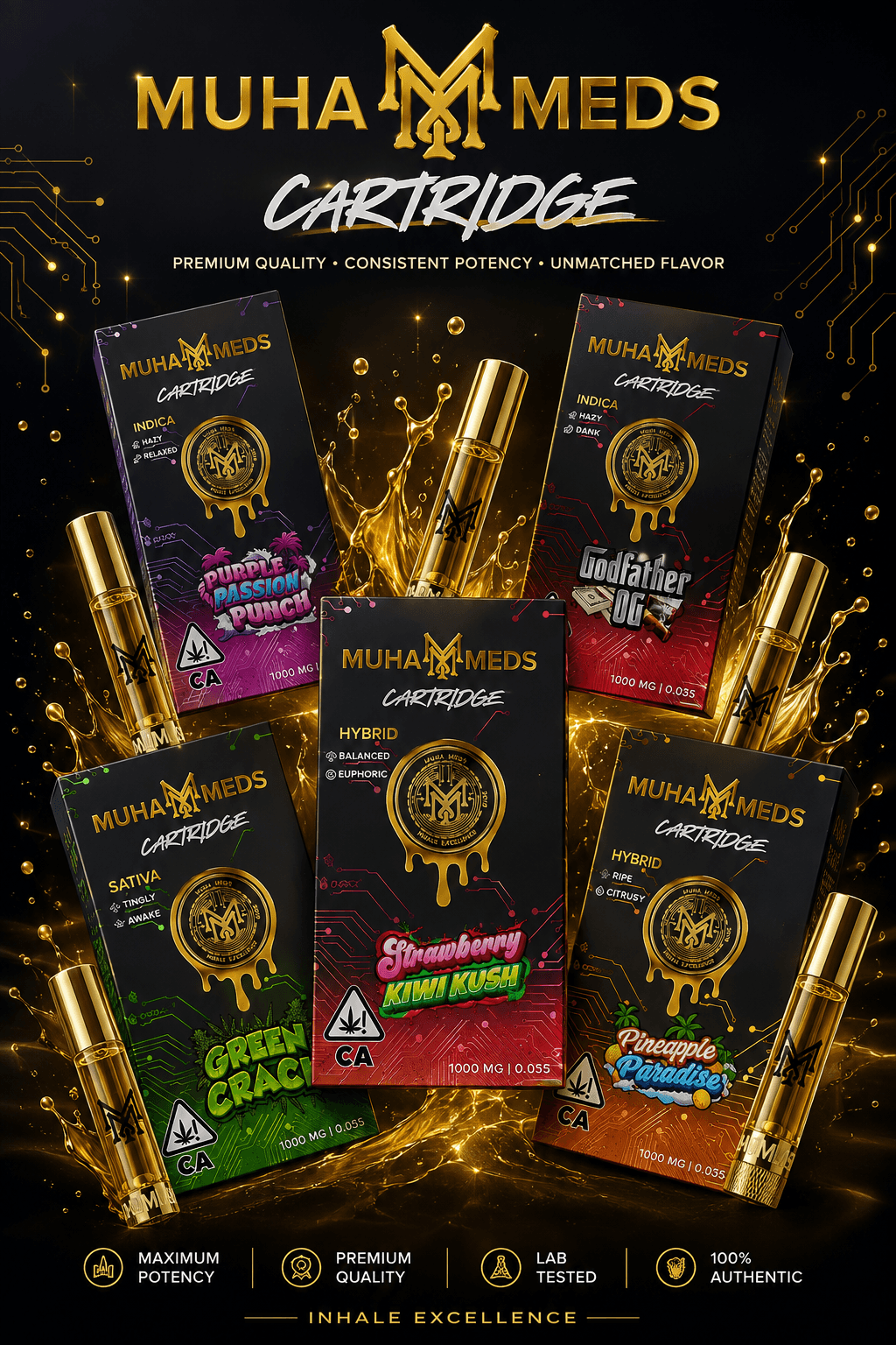 Muha Meds products and pricing