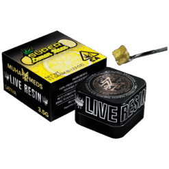 MUHA MEDS SUPER LEMON HAZE 3.5 GRAMS LIVE RESIN| SATIVA
