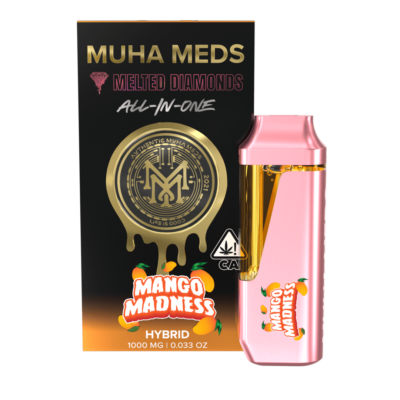 MUHA MEDS MELTED DIAMONDS 1000MG – MANGO MADNESS (HYBRID)