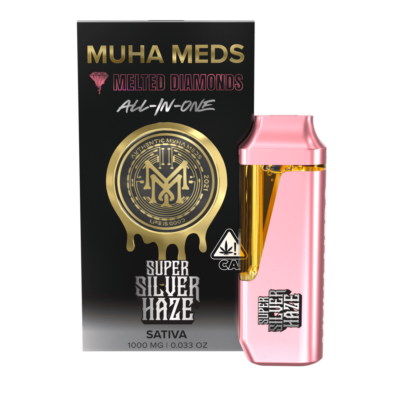 MUHA MEDS MELTED DIAMONDS 1000MG – SUPER SILVER HAZE (SATIVA) MUHA MEDS MELTED DIAMONDS 1000MG – SUPER SILVER HAZE (SATIVA)