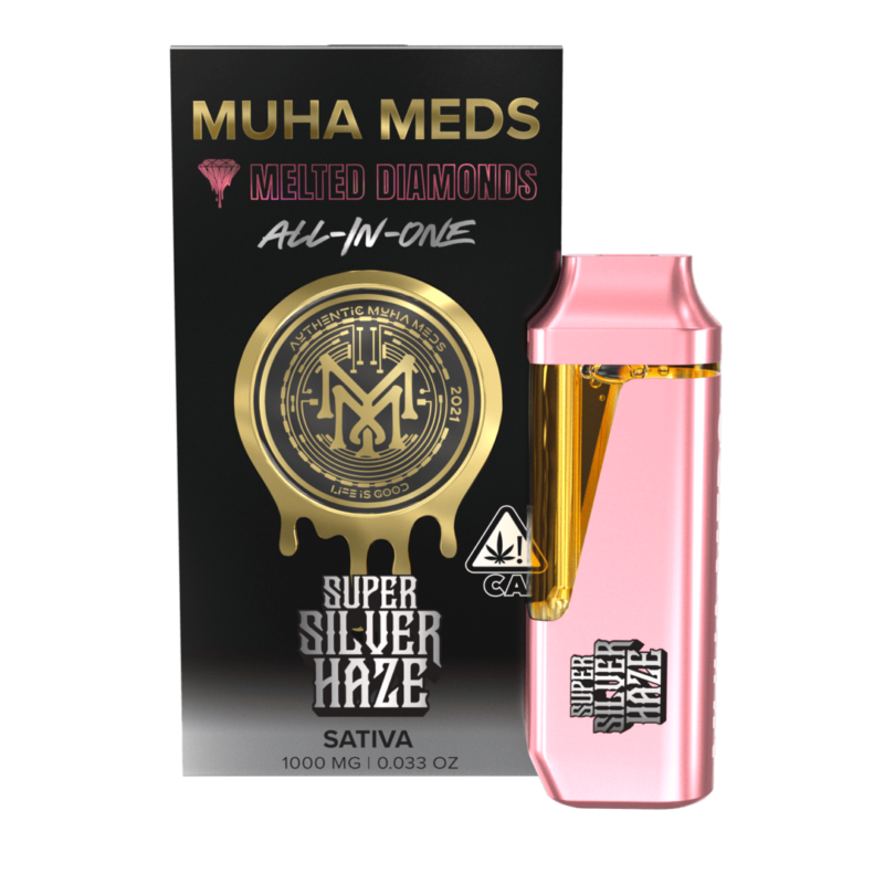 MUHA MEDS MELTED DIAMONDS 1000MG – SUPER SILVER HAZE (SATIVA)